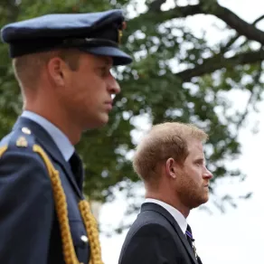 الأمير هاري والأمير ويليام Prince William and Prince Harry في جنازة الملكة إليزابيث (مصدر الصورة: Jon Super / POOL / AFP)