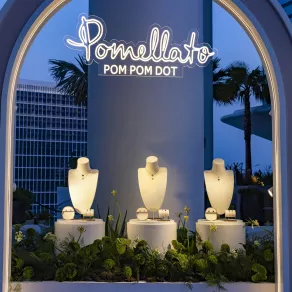 حفل إطلاق مجموعة Pom Pom Dot من بوميلاتو في دبي- الصورة من المكتب الإعلامي للعلامة