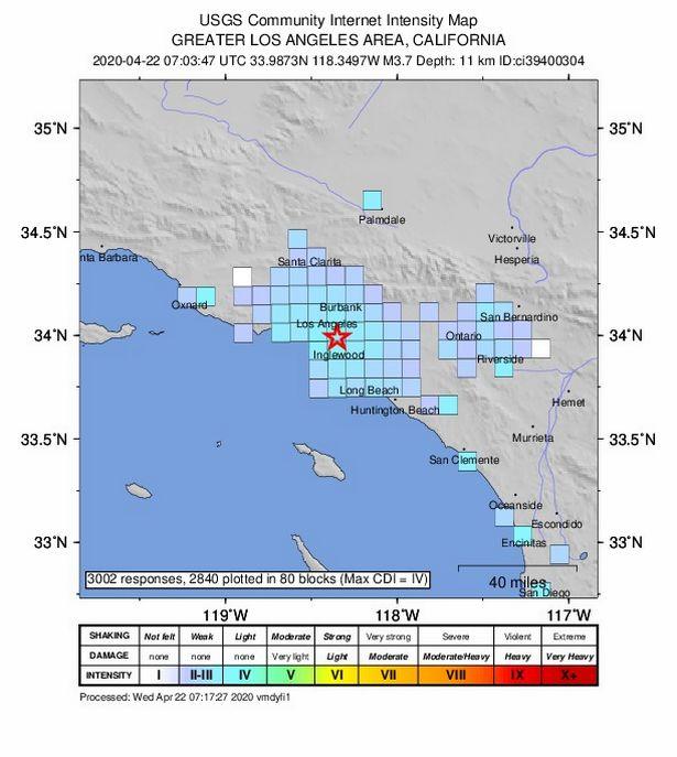 زلزال يضرب كاليفورنيا بقوة 3،7 درجة   مجلة سيدتي