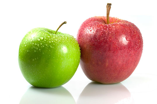 يحتوي التفاح على عدد كبير من الفيتامينات والمعادن