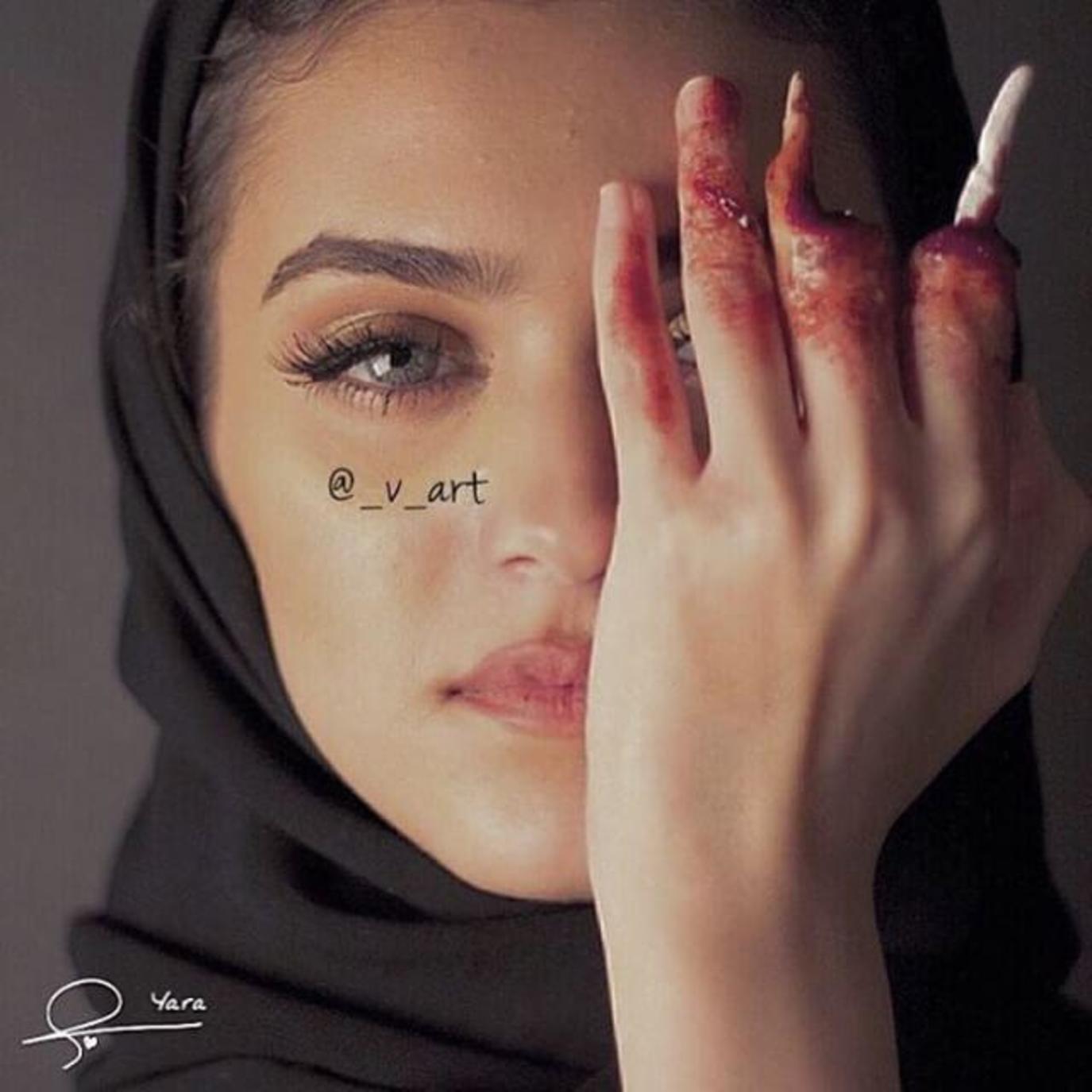 طالبة سعودية تتميز بالمكياج السينمائي مجلة سيدتي
