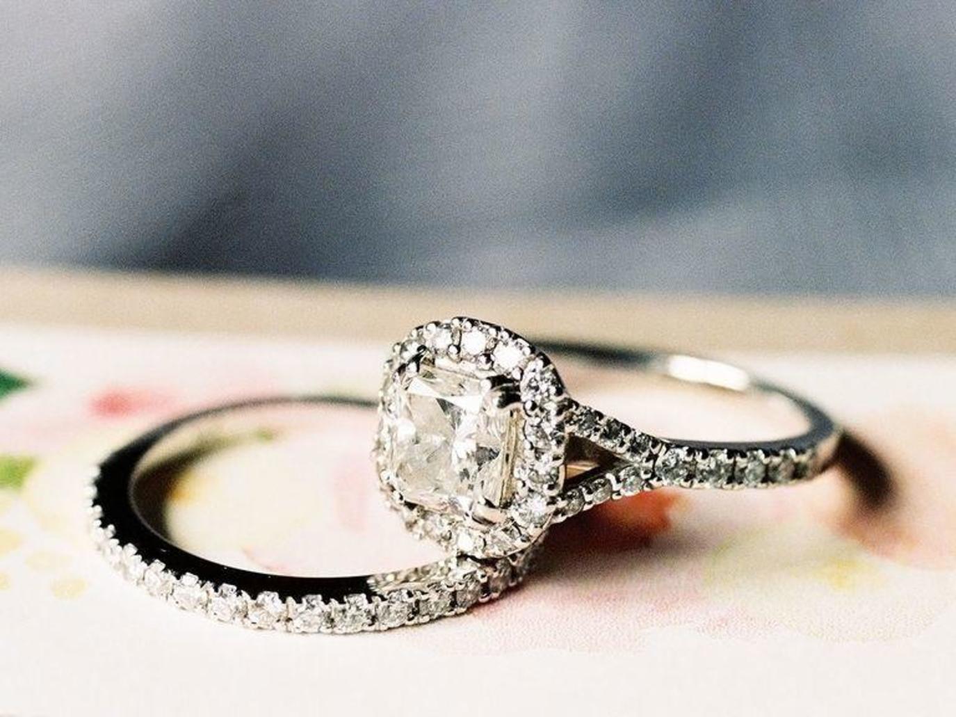 Engagement and Wedding Ring together