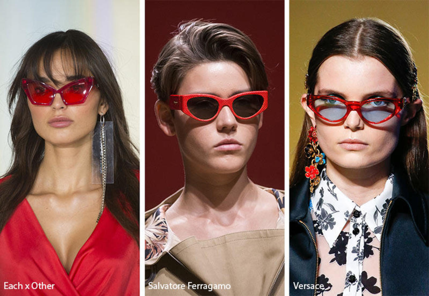 Цветные очки в модном образе