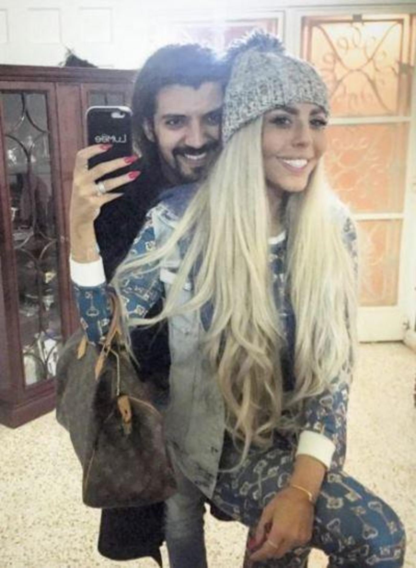 ليلى اسكندر وزوجها السعودي يعقوب الفرحان في لقطات رومانسية مجلة سيدتي